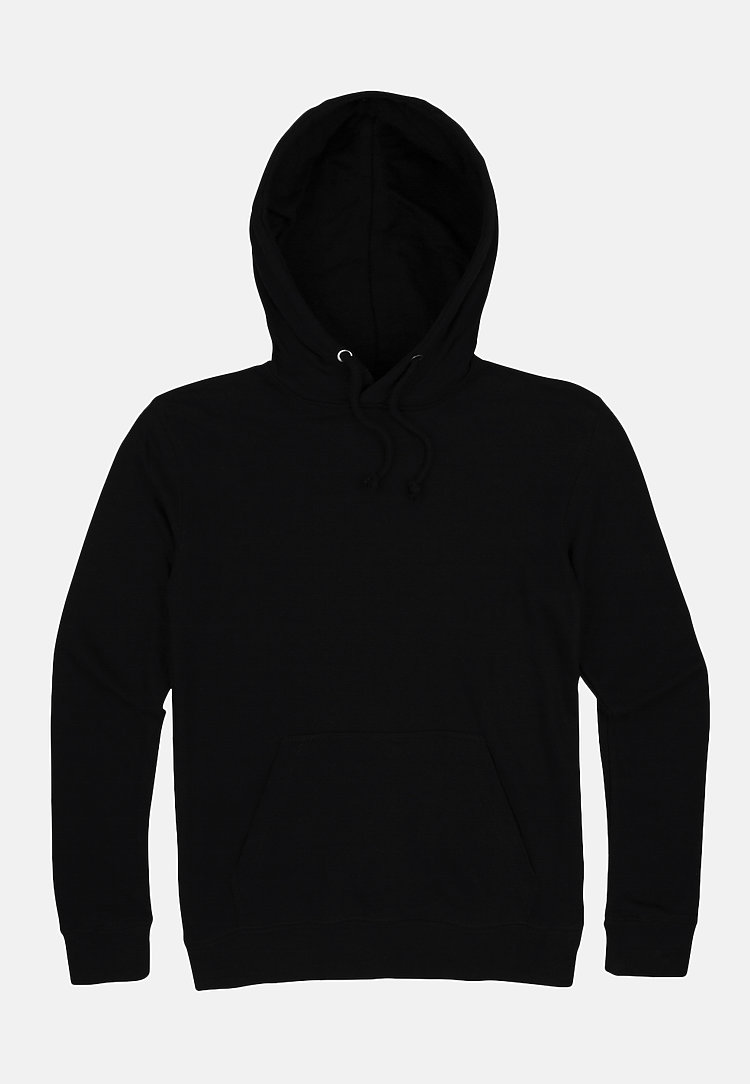 french terry cotton hoodie