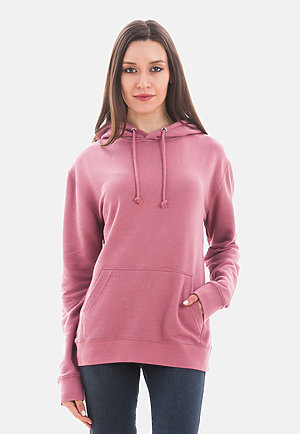 French Terry Hoodie MAUVE frontw