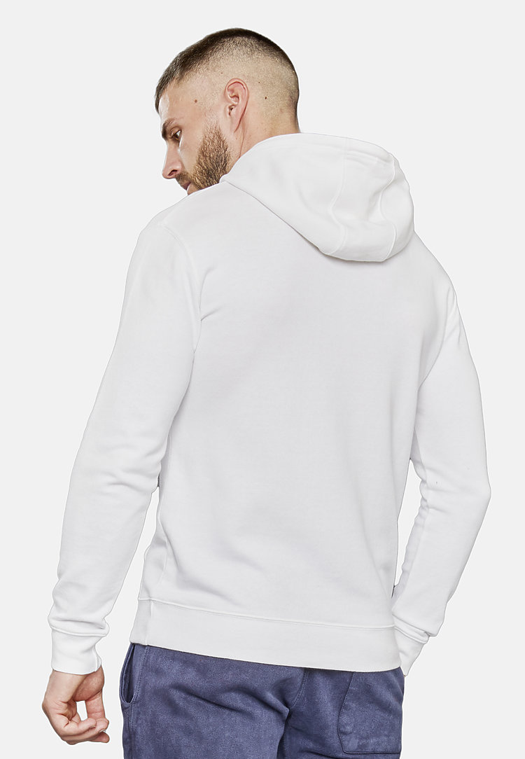 French Terry Hoodie WHITE back