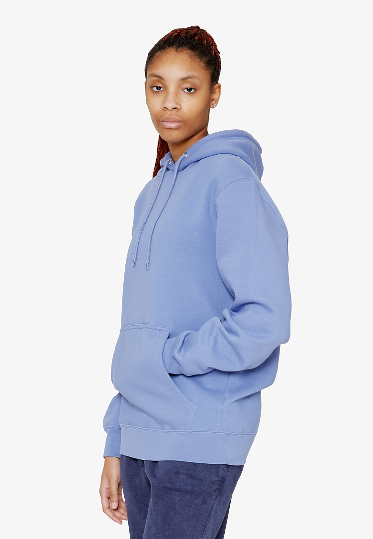 Premium Pullover Hoodie COLONY BLUE sidew