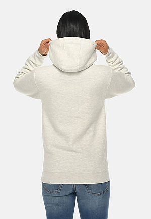 Premium Pullover Hoodie OATMEAL HEATHER backw