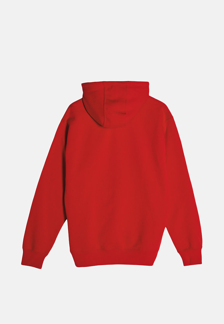 Premium Pullover Hoodie RED FLATBACK