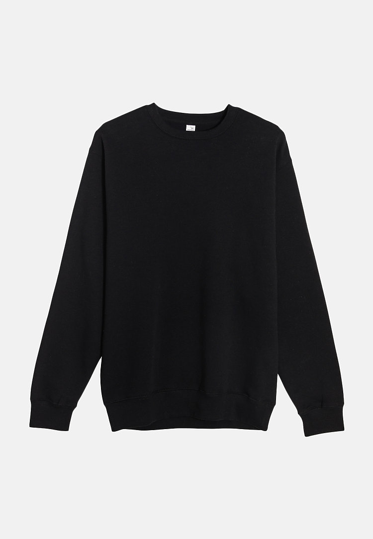 Premium Crewneck Sweatshirt BLACK flat