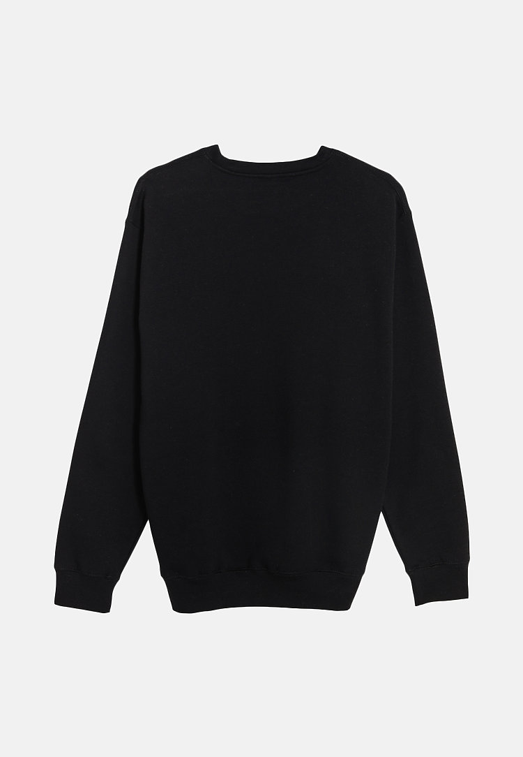 Premium Crewneck Sweatshirt BLACK FLATBACK
