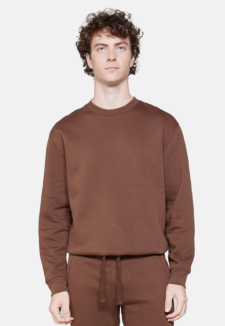 Premium Crewneck Sweatshirt CHESTNUT front