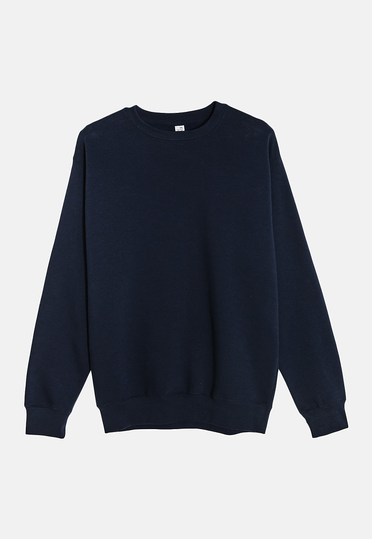 Premium Crewneck Sweatshirt NAVY BLUE flat