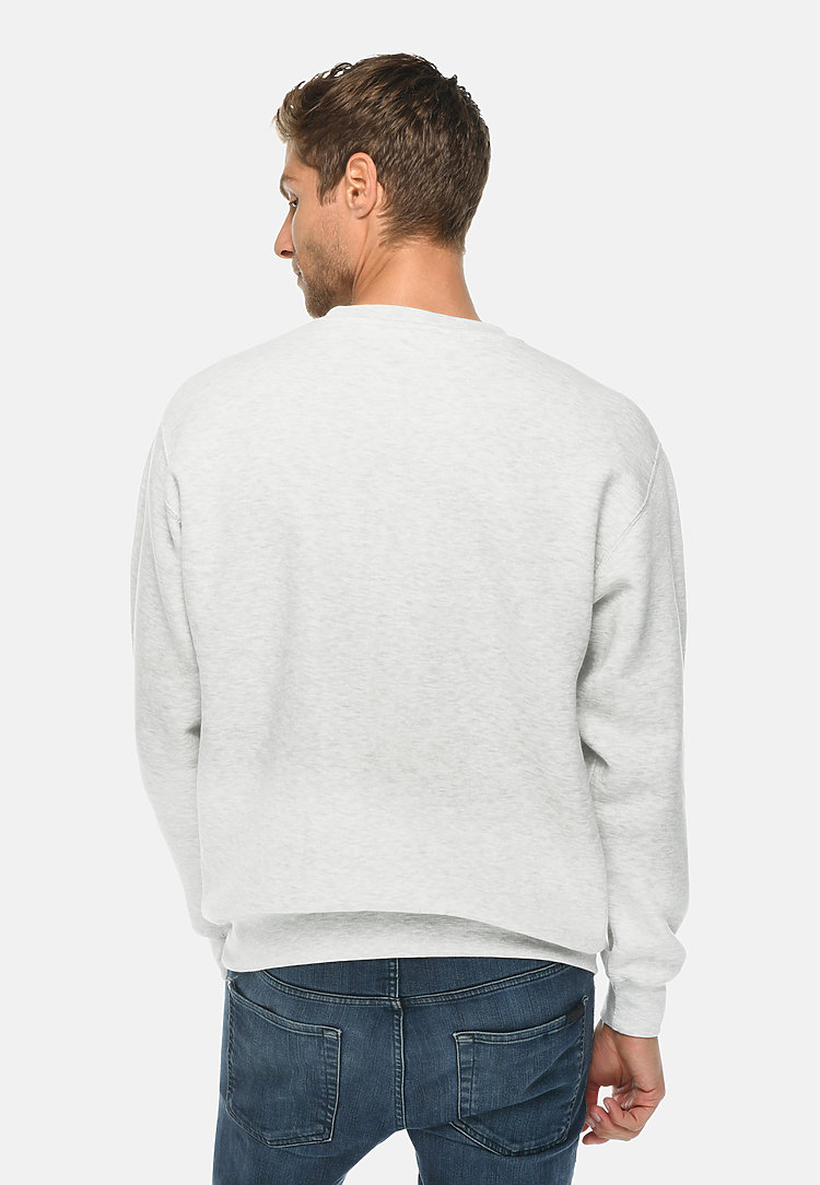 Premium Crewneck Sweatshirt OATMEAL HEATHER back