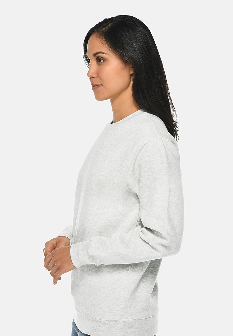 Premium Crewneck Sweatshirt OATMEAL HEATHER sidew