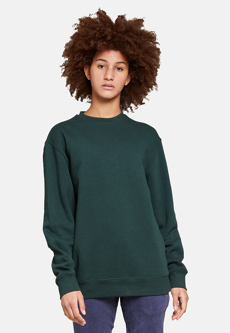 Premium Crewneck Sweatshirt SPORTS GREEN frontw