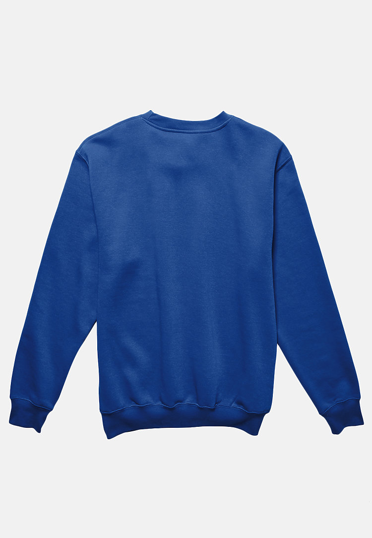 Premium Crewneck Sweatshirt TRUE ROYAL FLATBACK