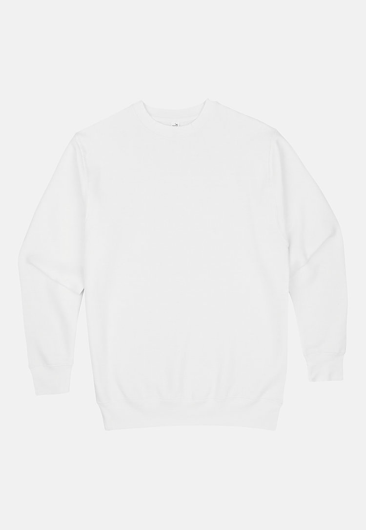 white crew sweatshirt