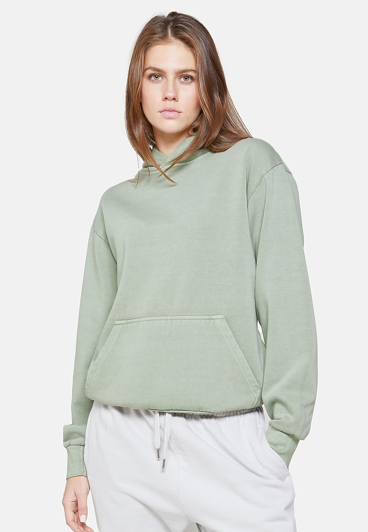Urban Pullover Hoodie OIL GREEN frontw