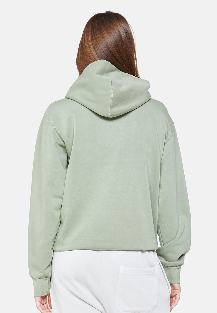 Urban Pullover Hoodie OIL GREEN backw