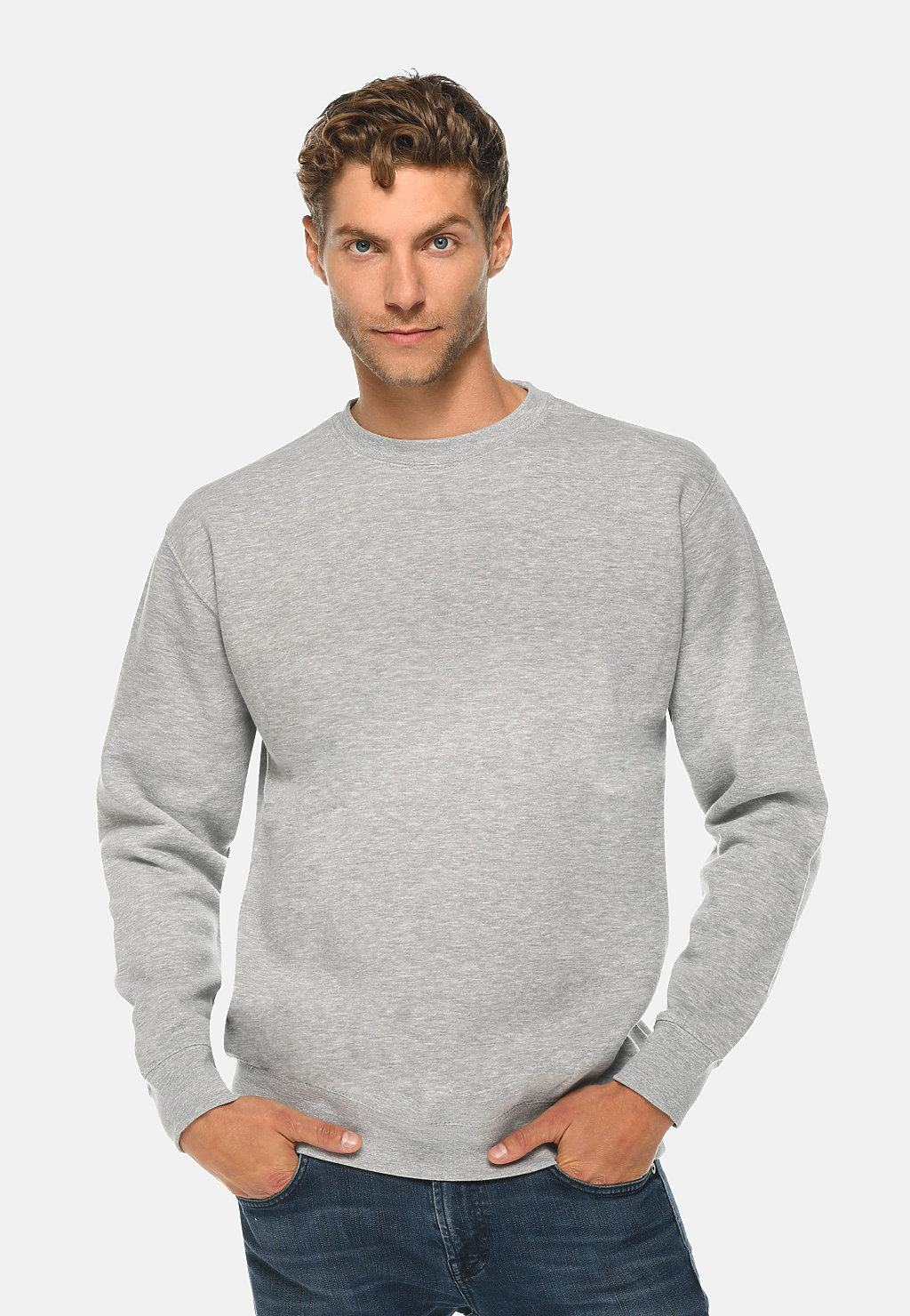 crewneck white sweatshirt