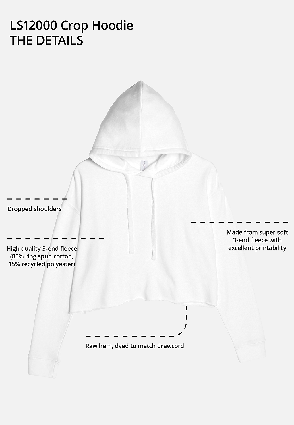 Crop Hoodie | Lane Seven Apparel