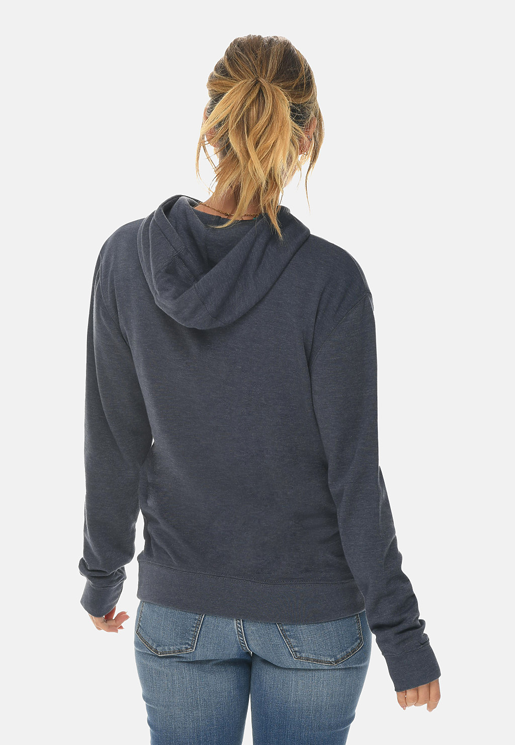 Vintage Lightweight French Terry Hoodie For Men | Super Soft Fitted Pullover | Made In USA