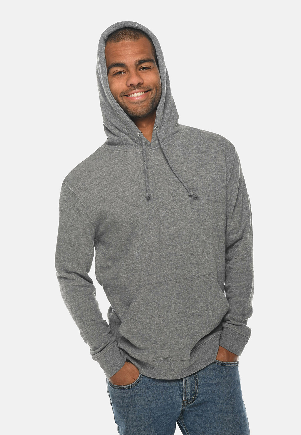 french terry cotton hoodie