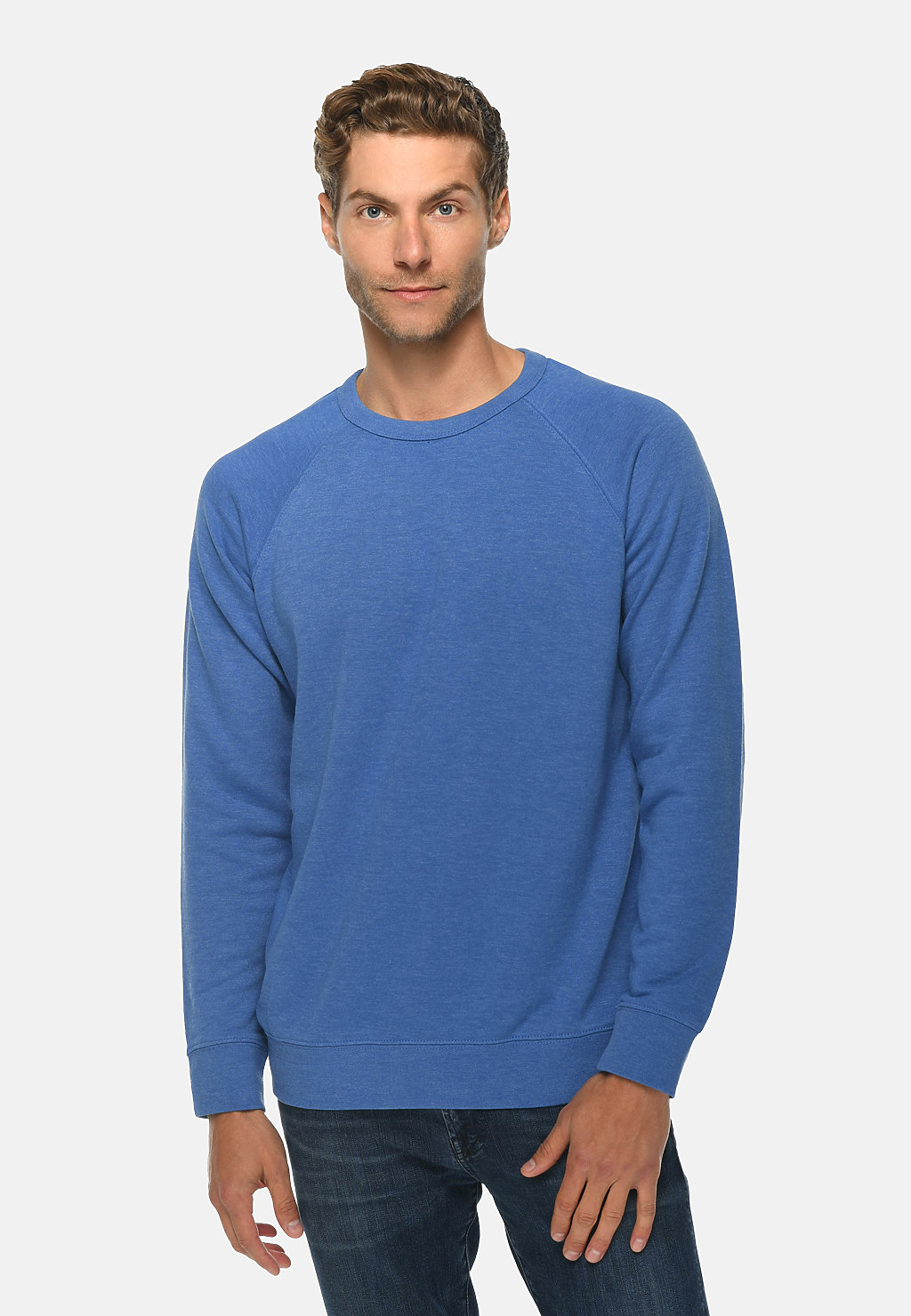 french terry crew sweatshirt