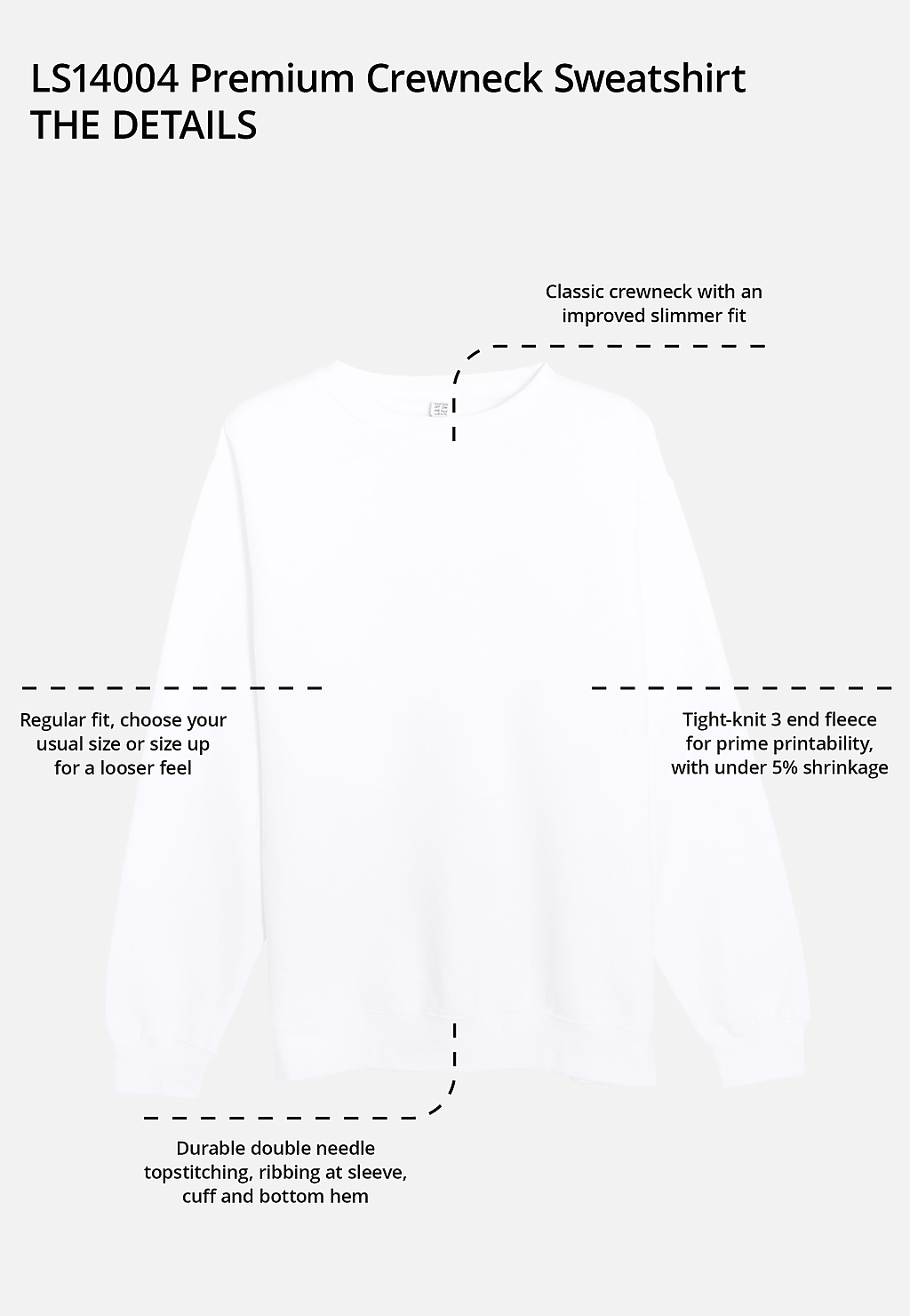 Premium Crewneck Sweatshirt | Lane Seven Apparel