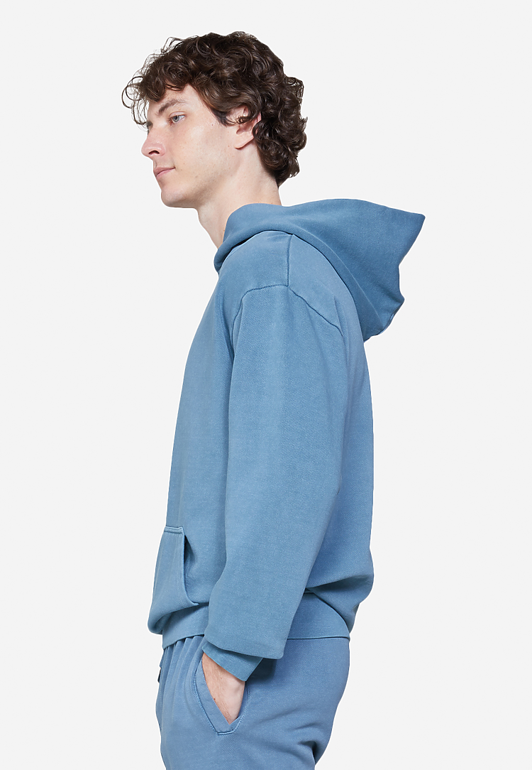 Oversized Fit Cotton Hoodie - Off-white - Men