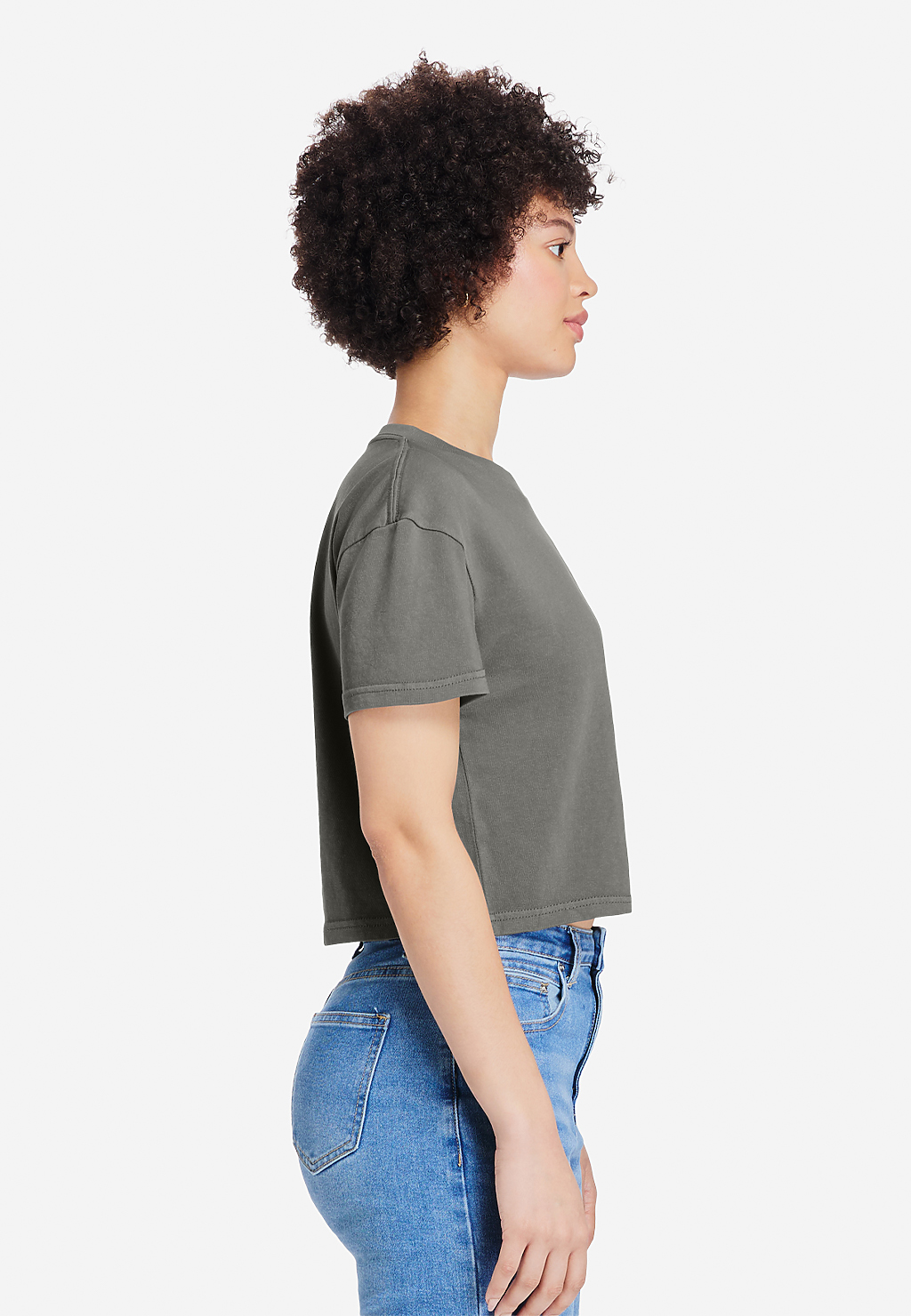 Womens Urban Crop Tee GD | Lane Seven Apparel