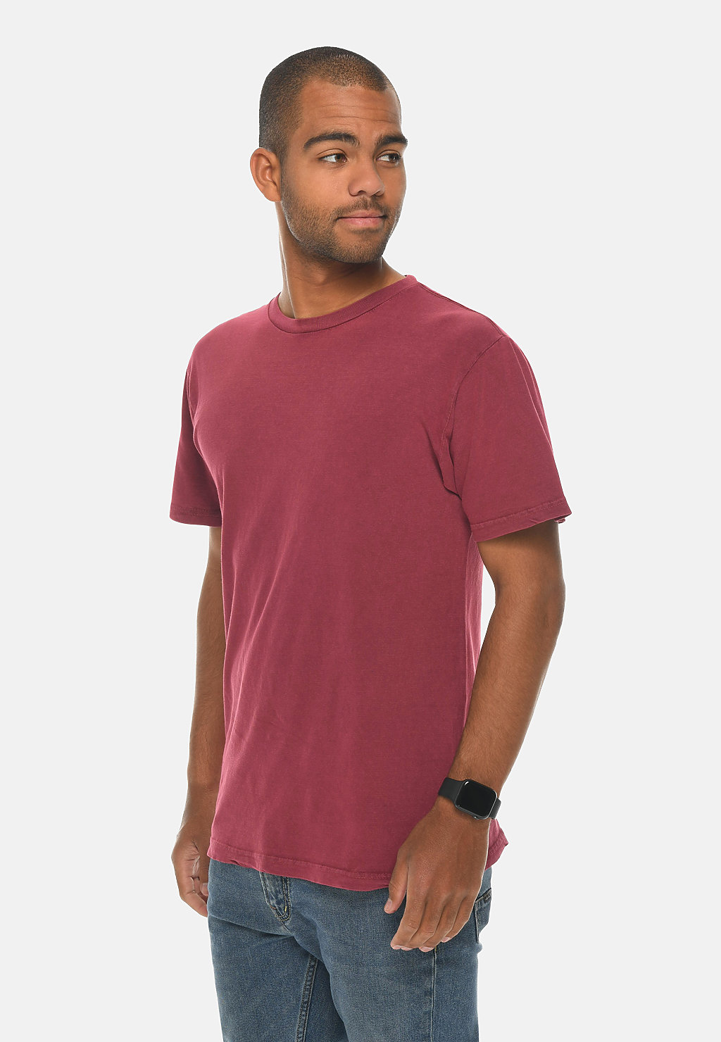 crewneck tee rustic clay