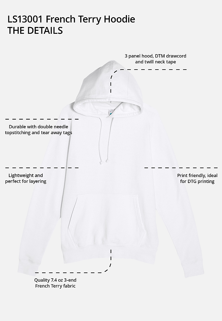 French Terry Hoodie | Lane Seven Apparel