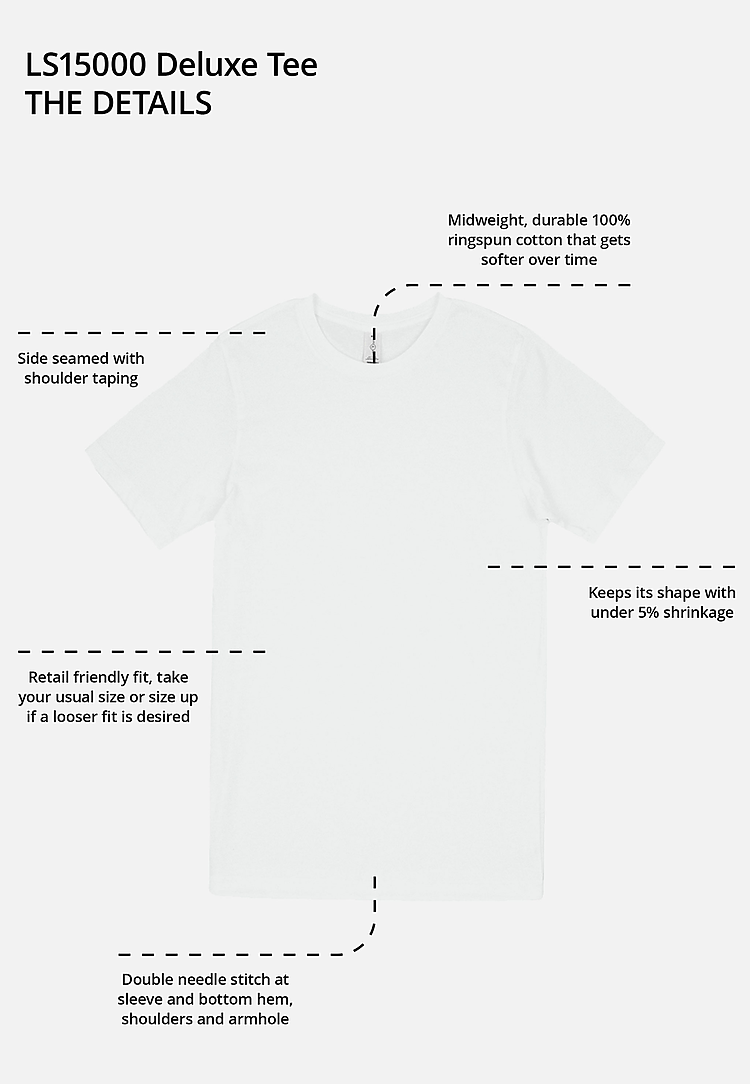 Deluxe Tee CHESTNUT details