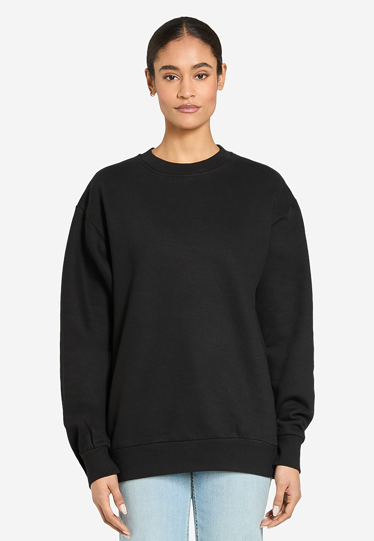 Urban Crewneck Sweatshirt BLACK frontw