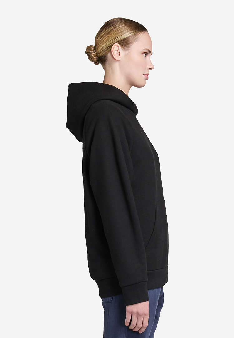 HEAVY CORE HOODIE BLACK sidew