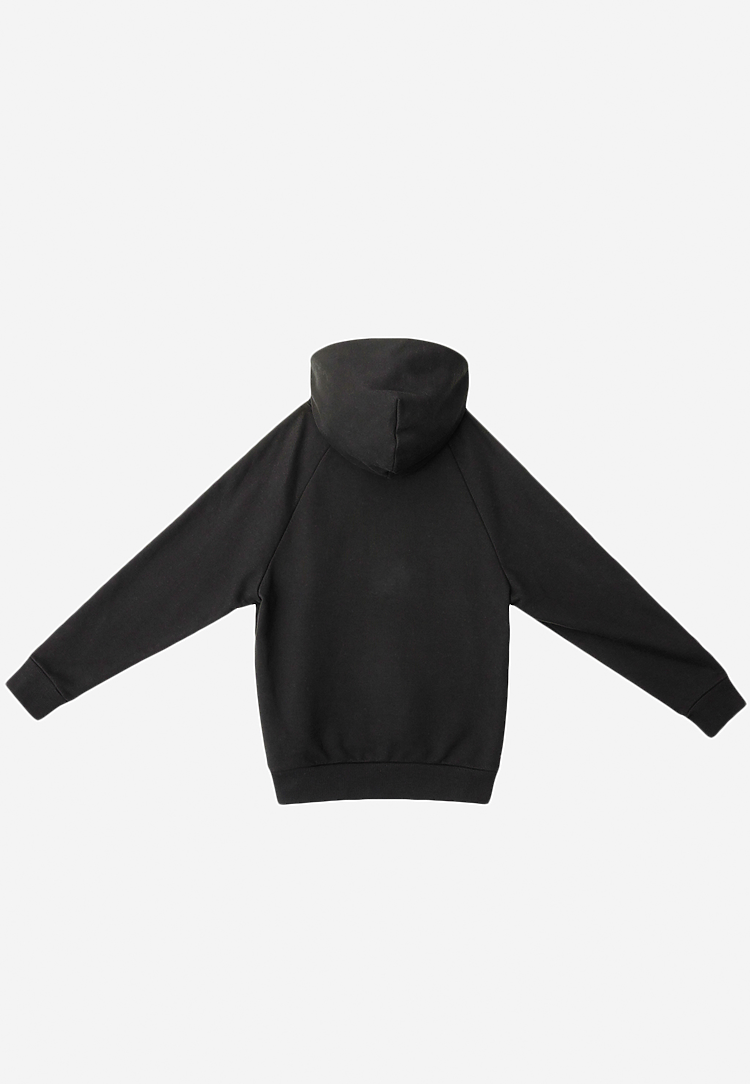 HEAVY CORE HOODIE BLACK flat2