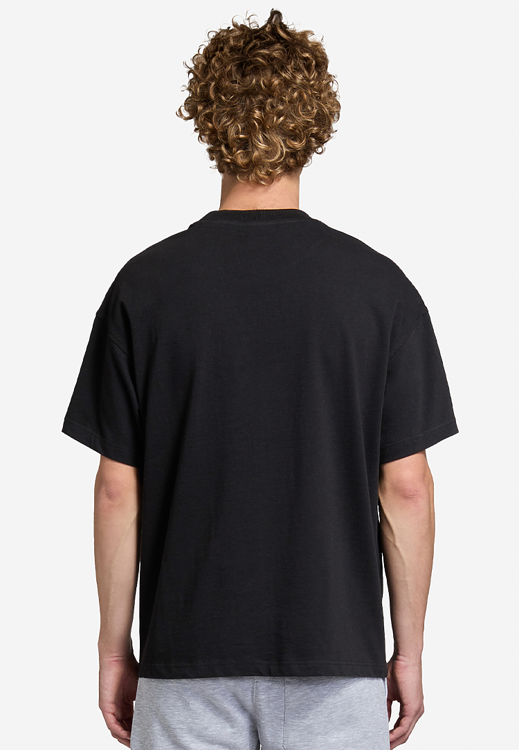 HEAVY CORE TEE BLACK back