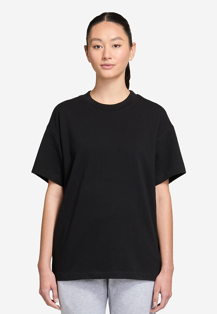 HEAVY CORE TEE BLACK frontw