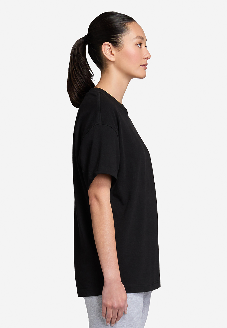 HEAVY CORE TEE BLACK sidew